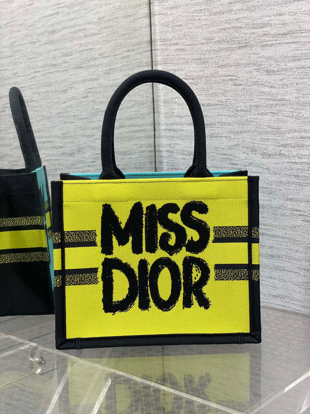 DIOR BOOK TOTE 26 IN COLORFUL CANVAS 226512