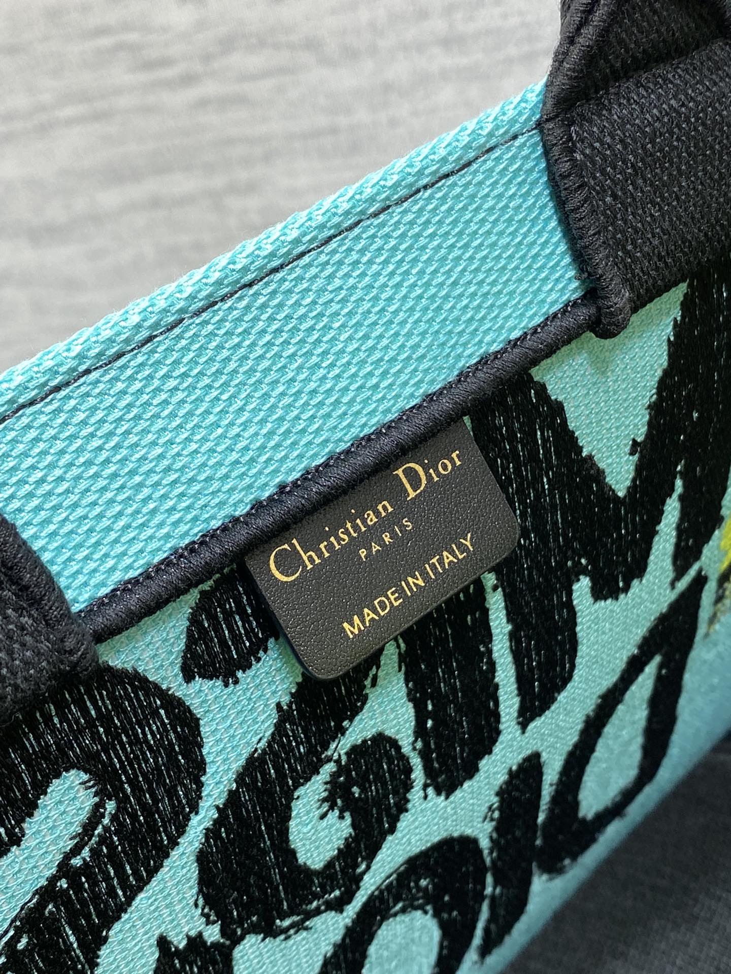 DIOR BOOK TOTE 26 IN COLORFUL CANVAS 226512