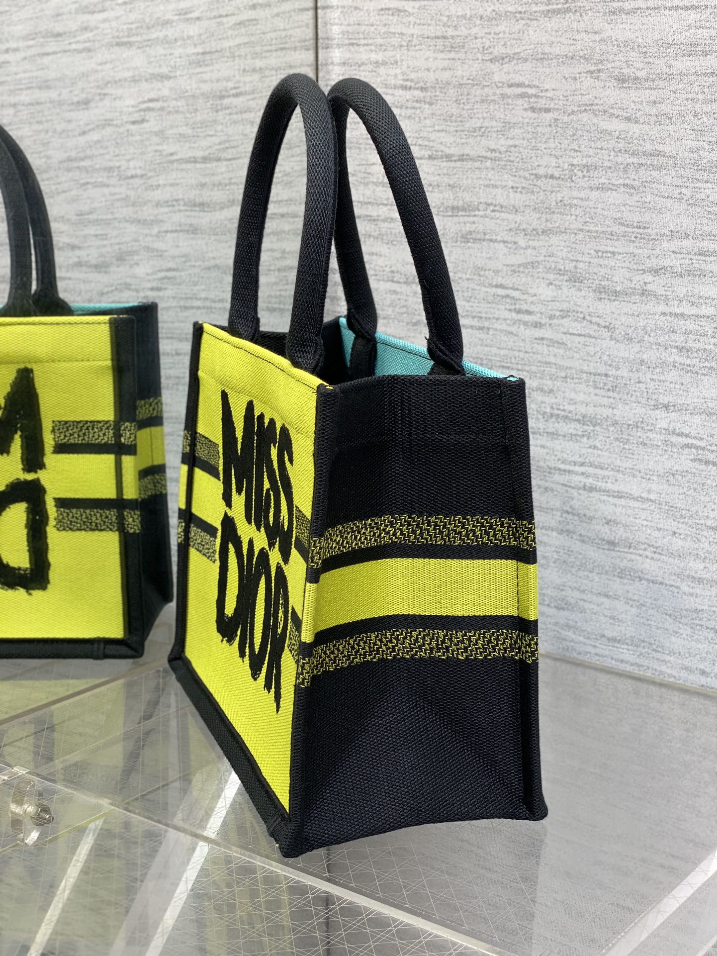 DIOR BOOK TOTE 26 IN COLORFUL CANVAS 226512