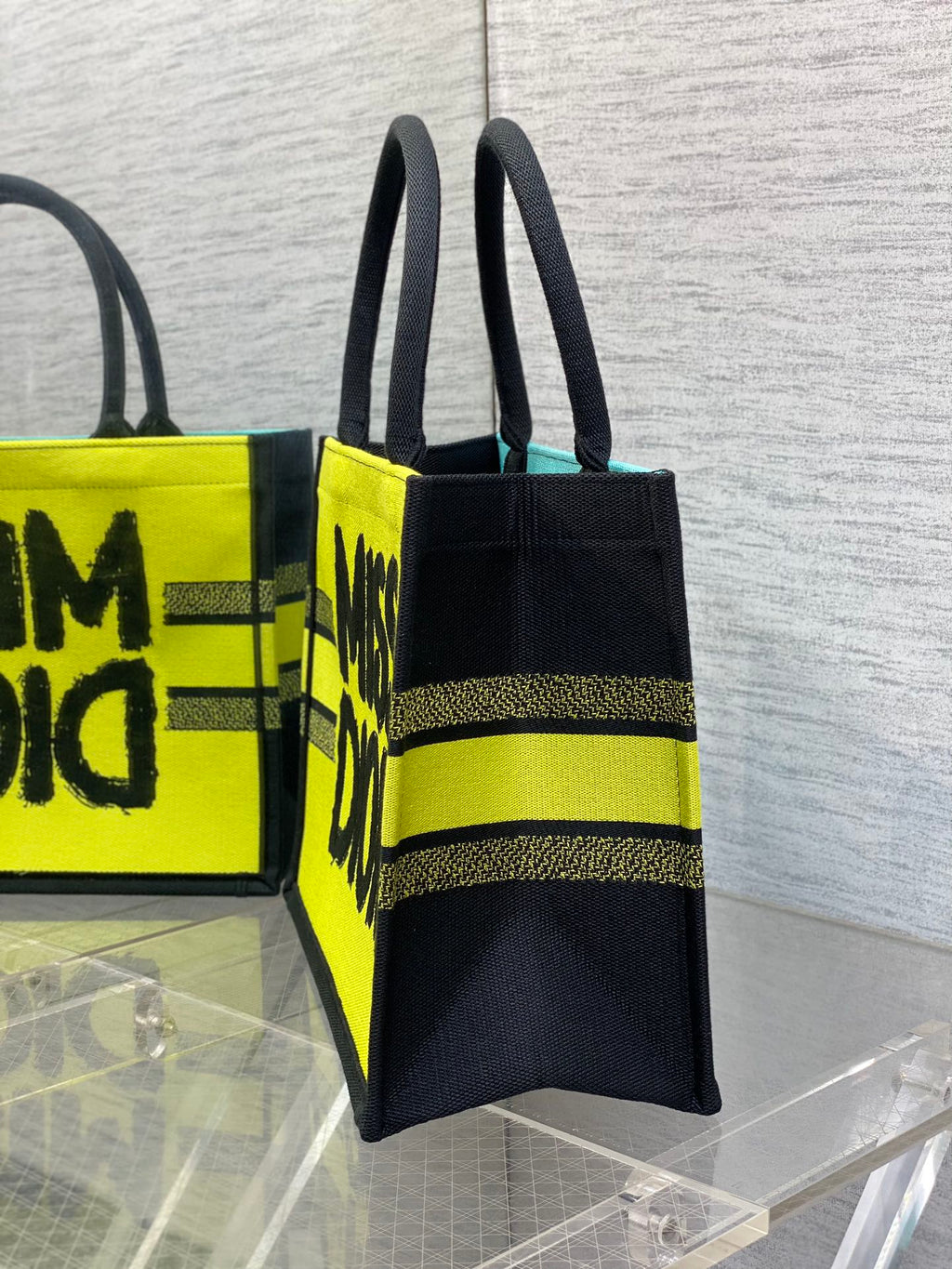 DIOR MEDIUM BOOK TOTE 36 IN COLORFUL CANVAS 226513