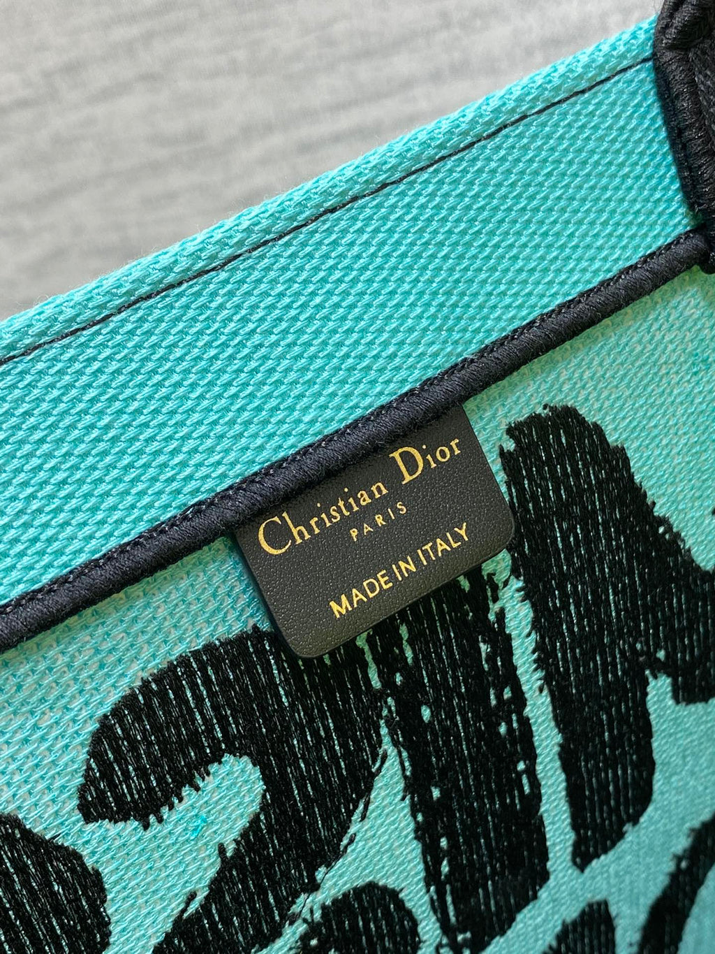 DIOR MEDIUM BOOK TOTE 36 IN COLORFUL CANVAS 226513
