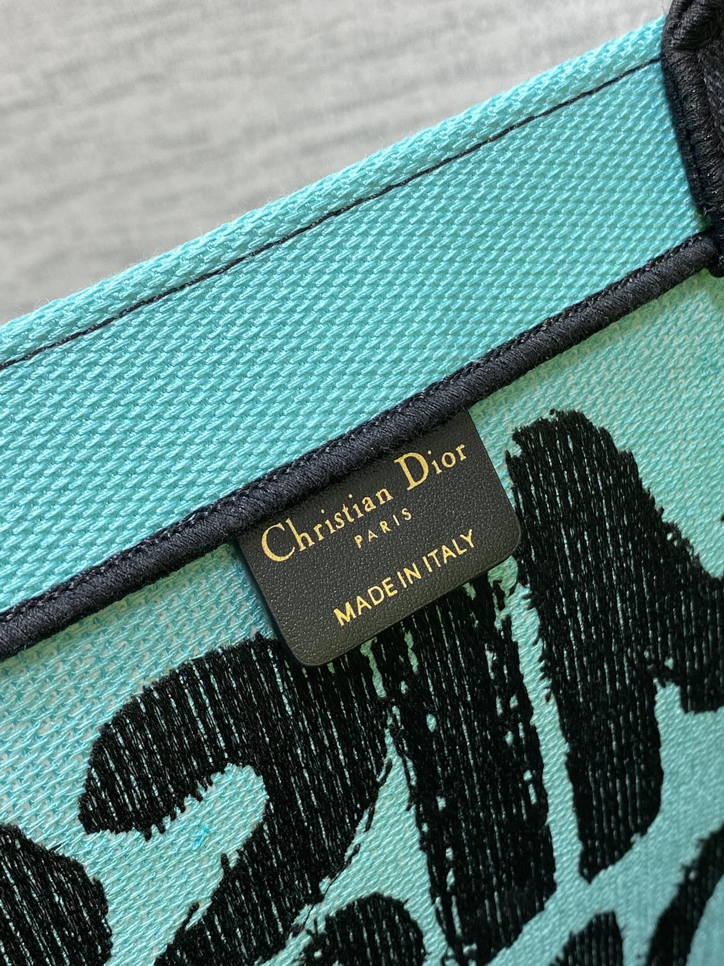 DIOR MEDIUM BOOK TOTE 36 IN COLORFUL CANVAS 226513