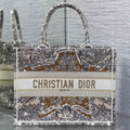 DIOR MEIDUM 36 BOOK TOTE IN COLORFUL CANVAS 226304