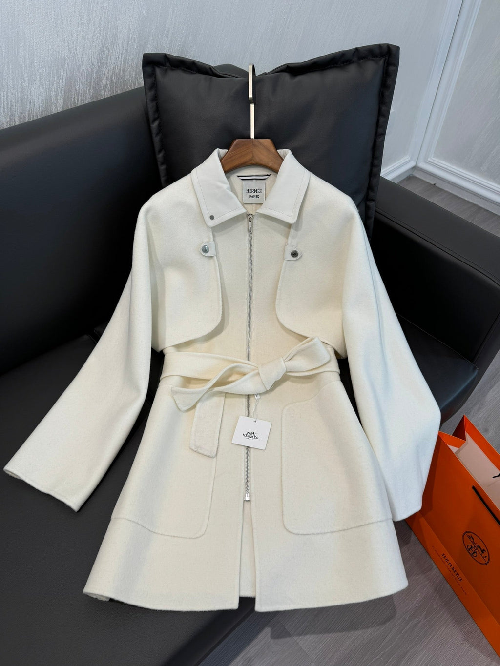 HERMES HERMES 25S MID-LENGTH CASERE COAT 284