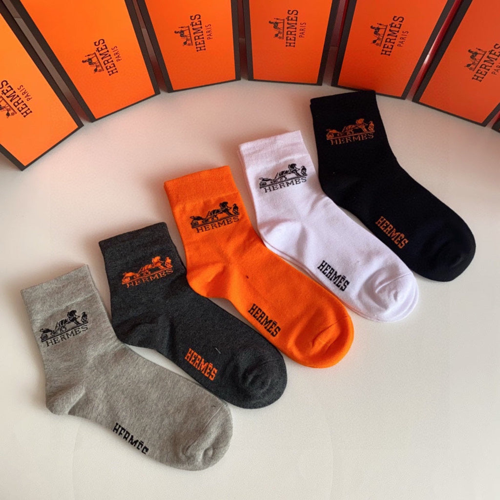 HERMES LOW-CUT SOCKS 274599 (1 BOX)