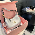 FENDI HOBO 22 BAG IN SILVER CALFSKIN