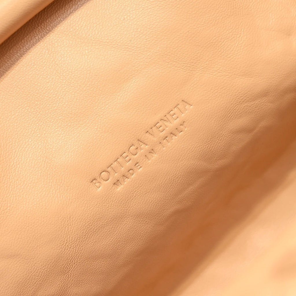 BOTTEGA VENETA Teen Lauren 1980 With Chain 31.5 Beige Leather Ghw