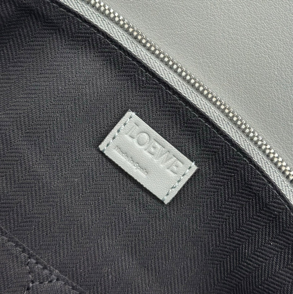 LOEWE LOE PUZZLE LARGE 36 BAG IN GRAY CALFSKIN