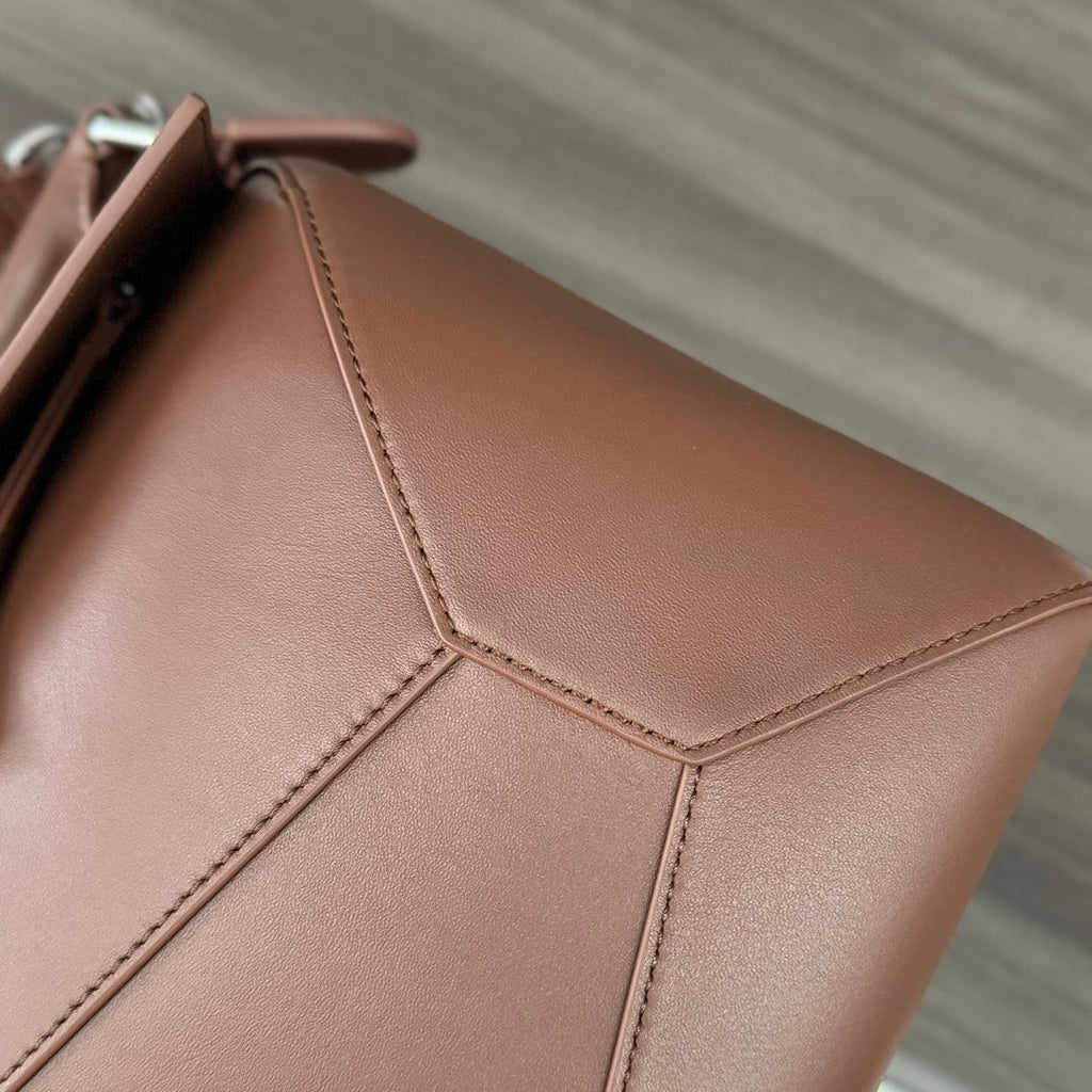 LOEWE LOE PUZZLE 33 BAG IN PENNY BROWN CALFSKIN