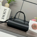 LOEWE CYLINDER BAG 25 IN BLACK CALFSKIN