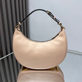 FENDI FENDIGRAPHY MEDIUM 29 IN BISQUE SMOOTH LAMBSKIN GOLD HARDWARE
