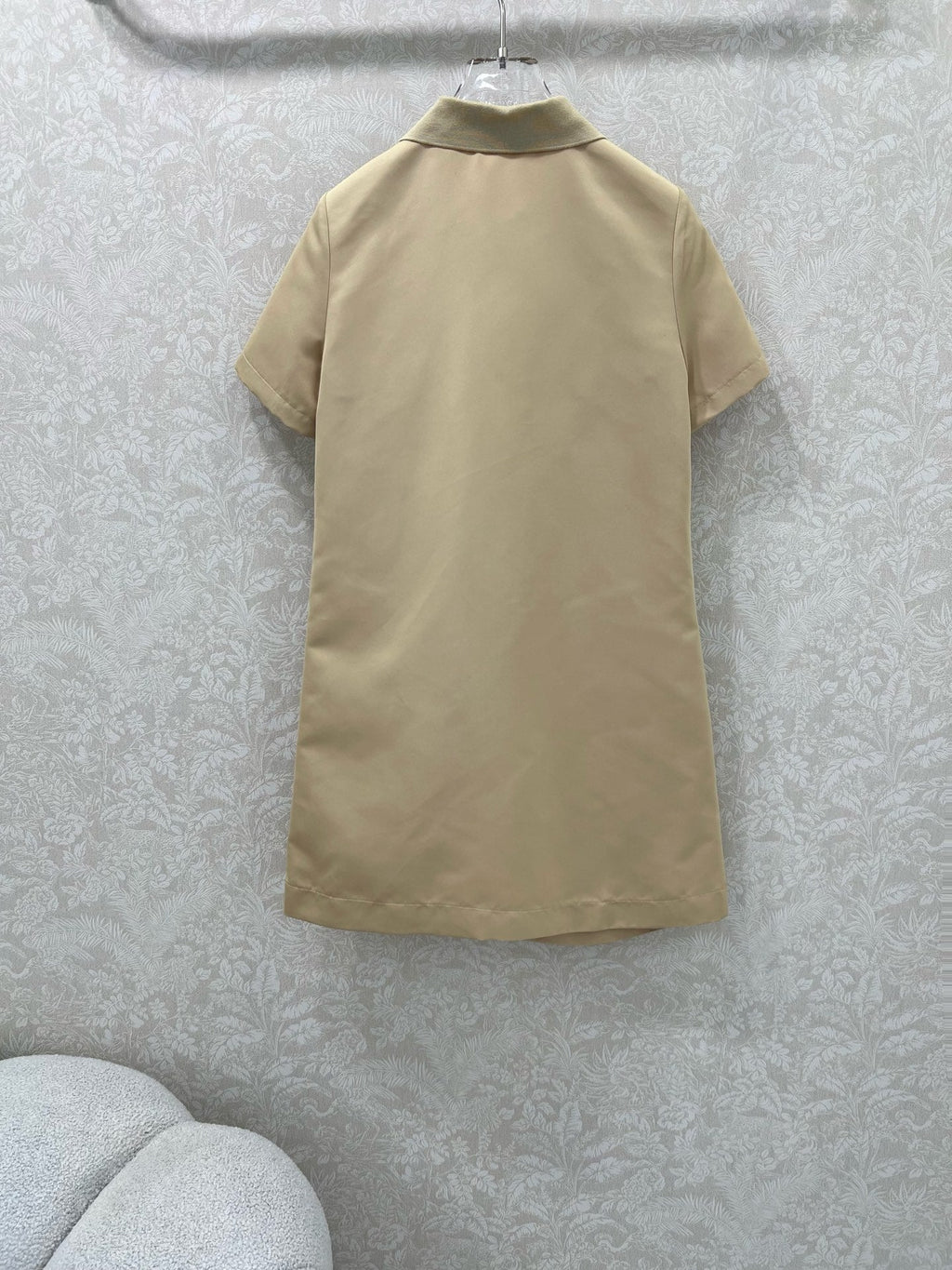 LOEWE SHORT-SLEEVE SHIFT DRESS WITH SIDE POCKETS