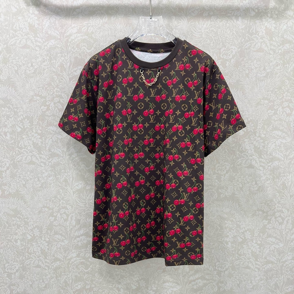 LOUIS VUITTON LOUIS VUITTON CHERRY BLOSSOM PRINT T-SHIRT 275069