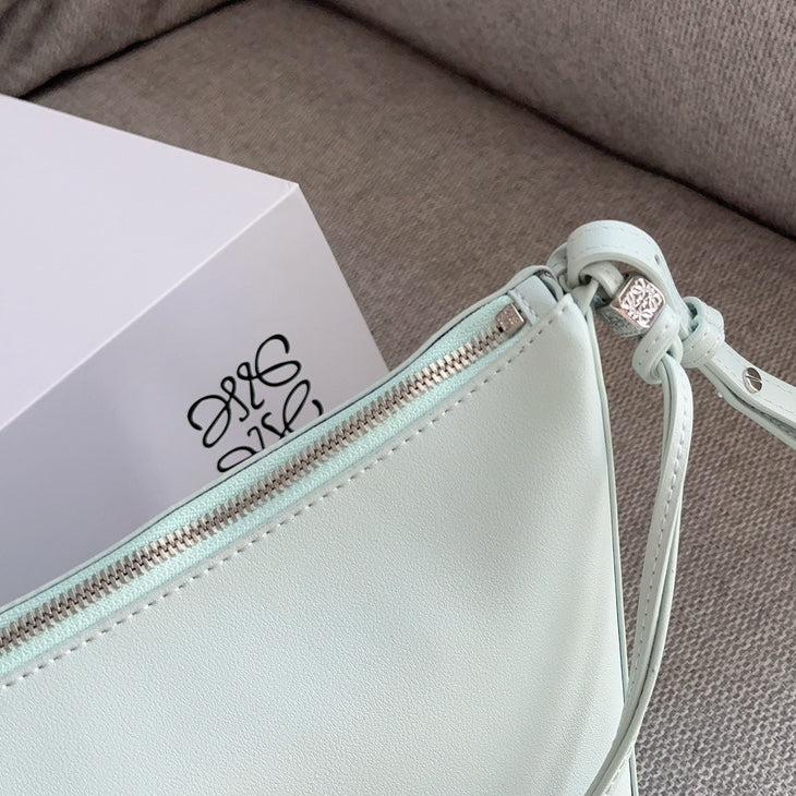 LOEWE LOE LUNA HOBO 27 BAG IN SKY BLUE CALFSKIN