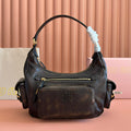 MIU MIU MIUMIU 26S POCKET BAG 38 IN BLACK CALFSKIN GOLD HARDWARE