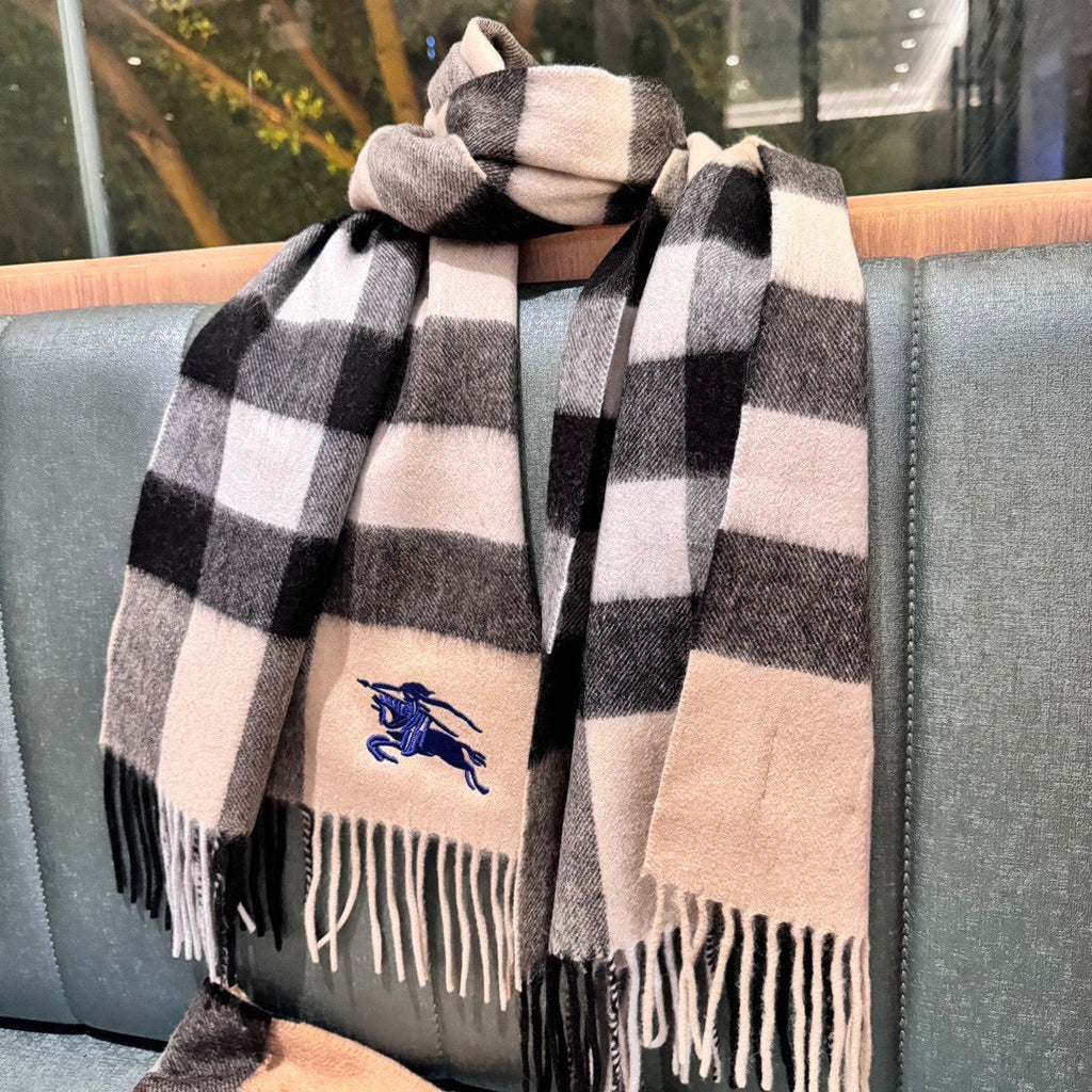 SCARF 180 CM IN COLORFUL CASHMERE 410340