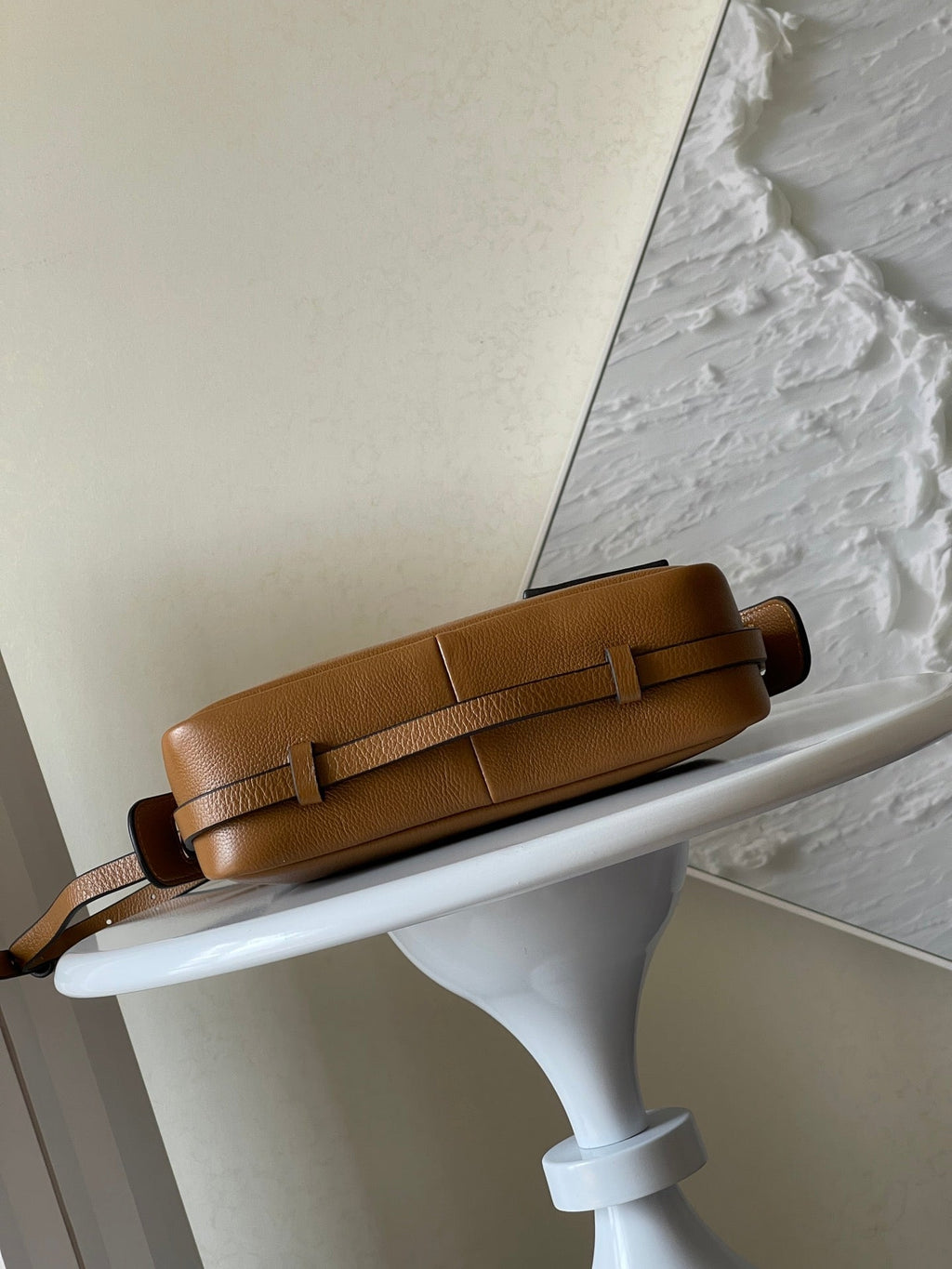 FENDI SIMPLY MINI 22 IN BRONZE BROWN GRAINED CALFSKIN