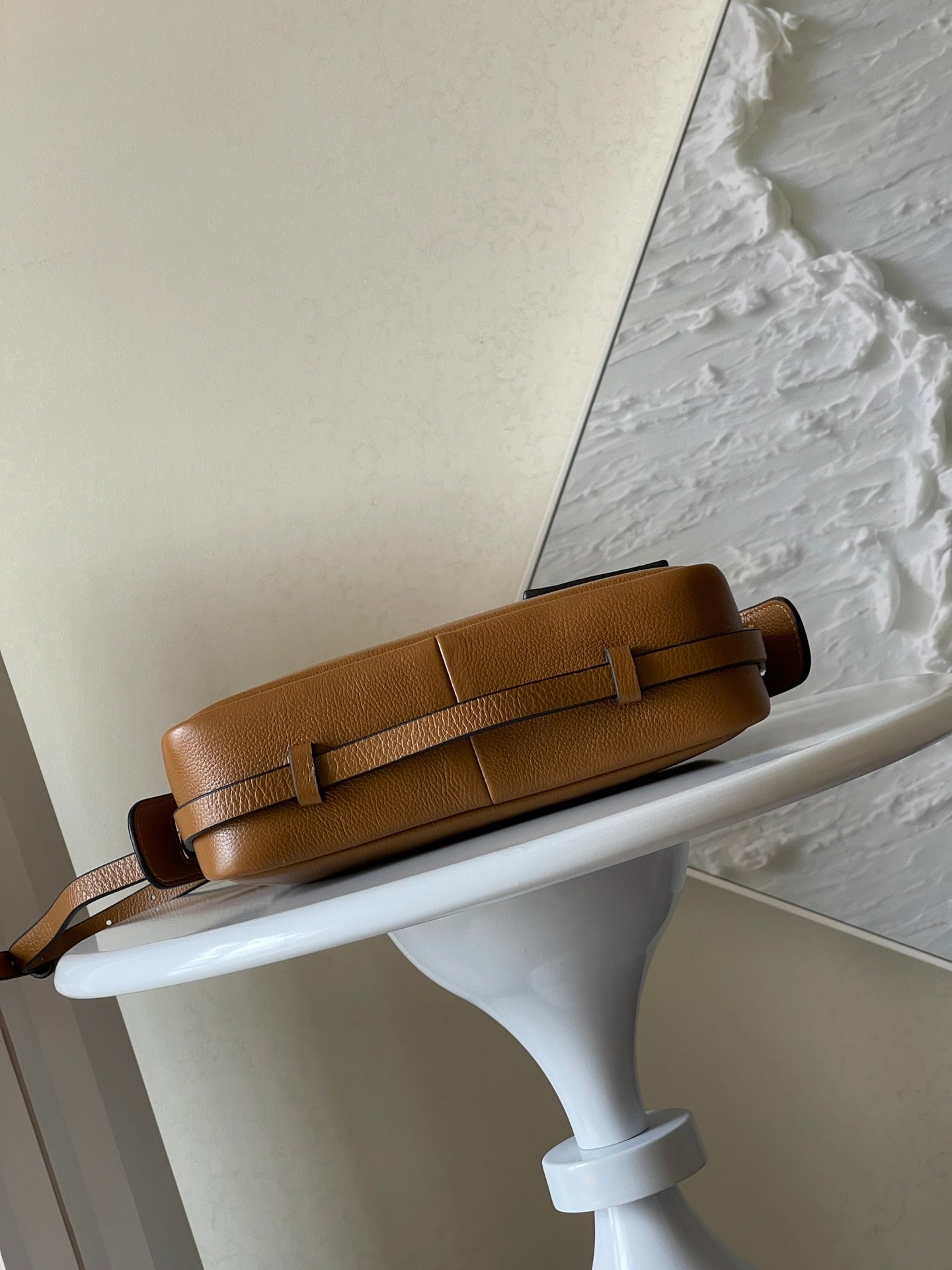 FENDI SIMPLY MINI 22 IN BRONZE BROWN GRAINED CALFSKIN
