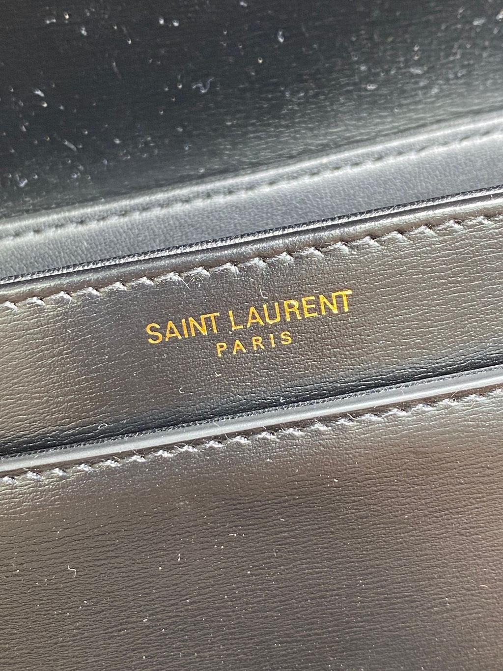 SAINT LAURENT SOLFERINO SMALL SATCHEL 19 IN BLACK CALFSKIN GOLD HARDWARE