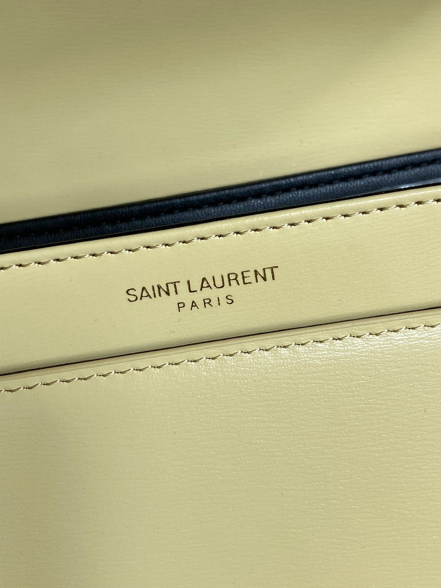 SAINT LAURENT SOLFERINO SMALL SATCHEL 19 IN CANARY YELLOW CALFSKIN GOLD HARDWARE