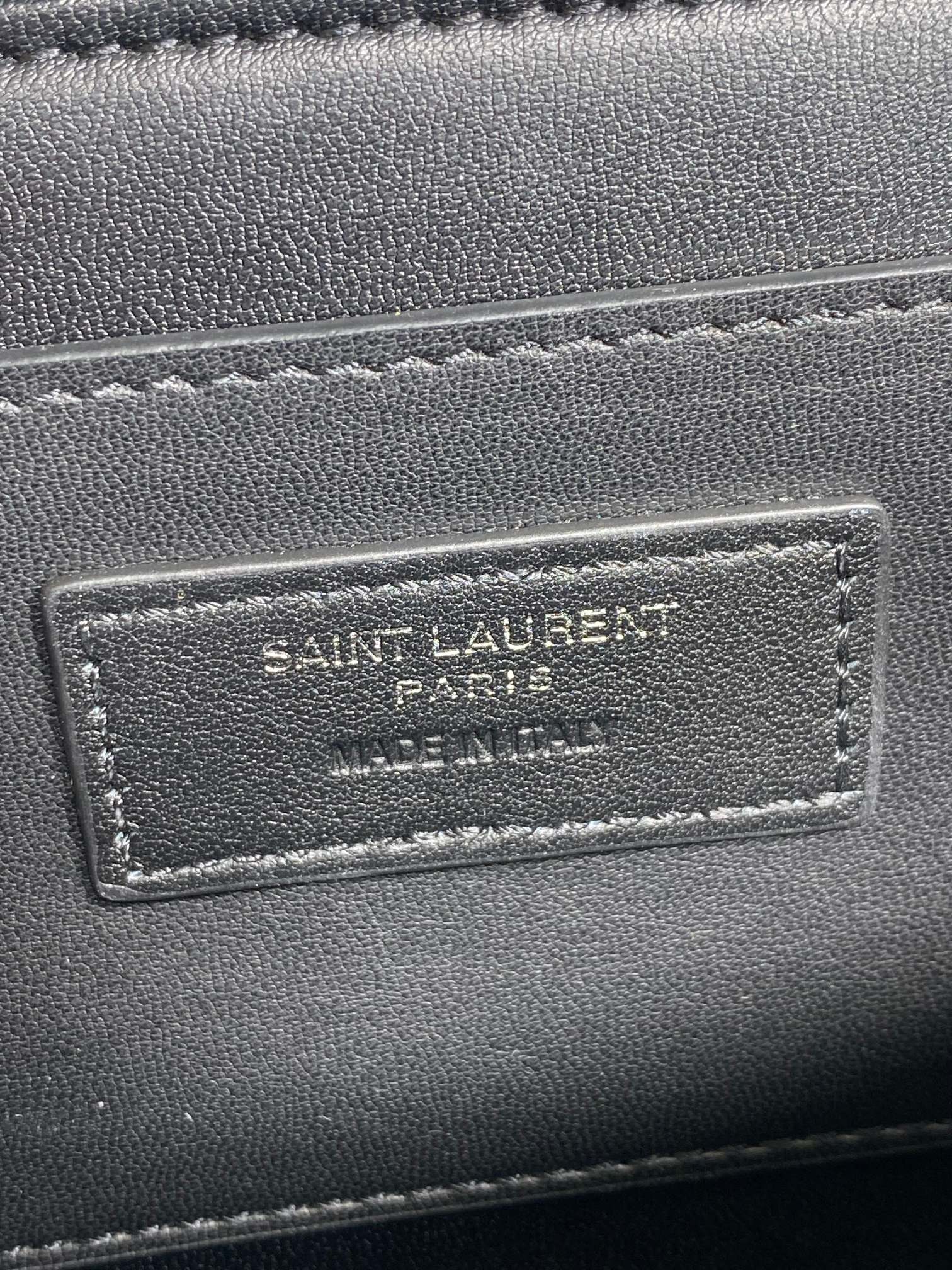 SAINT LAURENT SOLFERINO SMALL SATCHEL 23 IN CERULEAN BLUE CALFSKIN GOLD HARDWARE