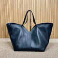 SAINT LAURENT Y TOTE BAG 39 IN BLACK CALFSKIN