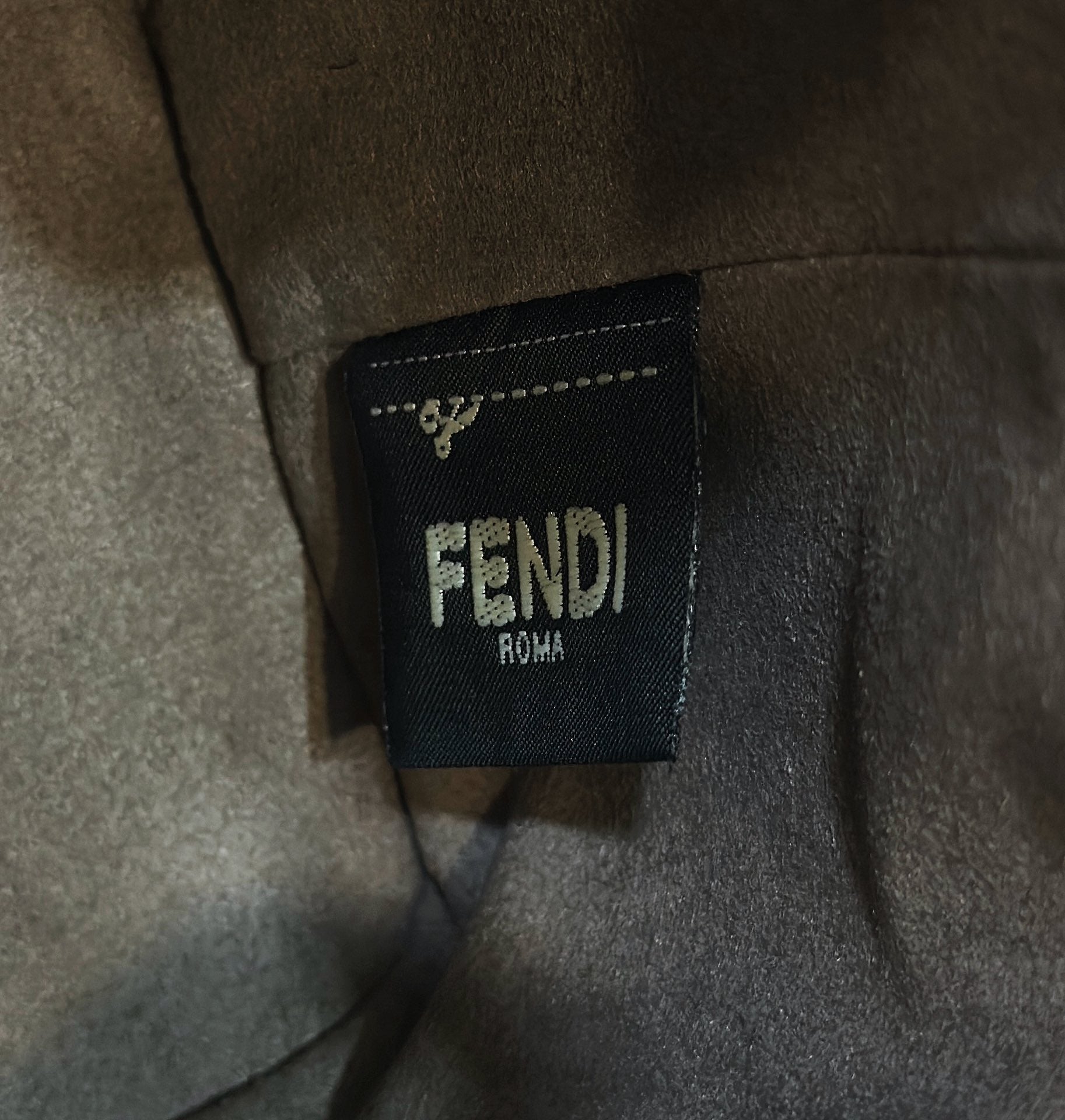 FENDI MON TRESOR 18 IN MULTICOLOR CANVAS WITH FF MOTIF EMBROIDERED