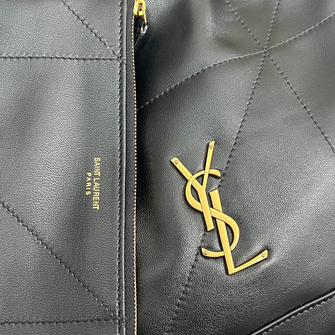 SAINT LAURENT JAMIE POCHON 38 IN BLACK LAMBSKIN GOLD HARDWARE