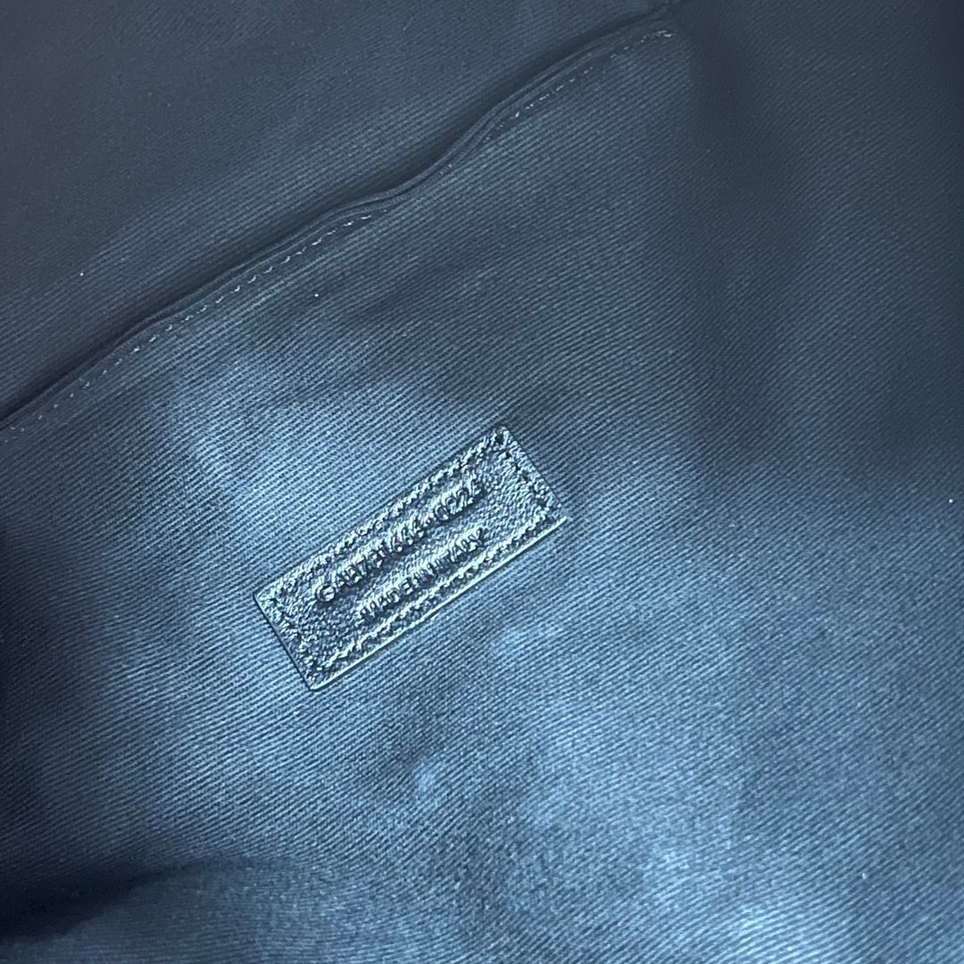 SAINT LAURENT JAMIE POCHON 33 IN BRONZE BROWN LAMBSKIN GOLD HARDWARE