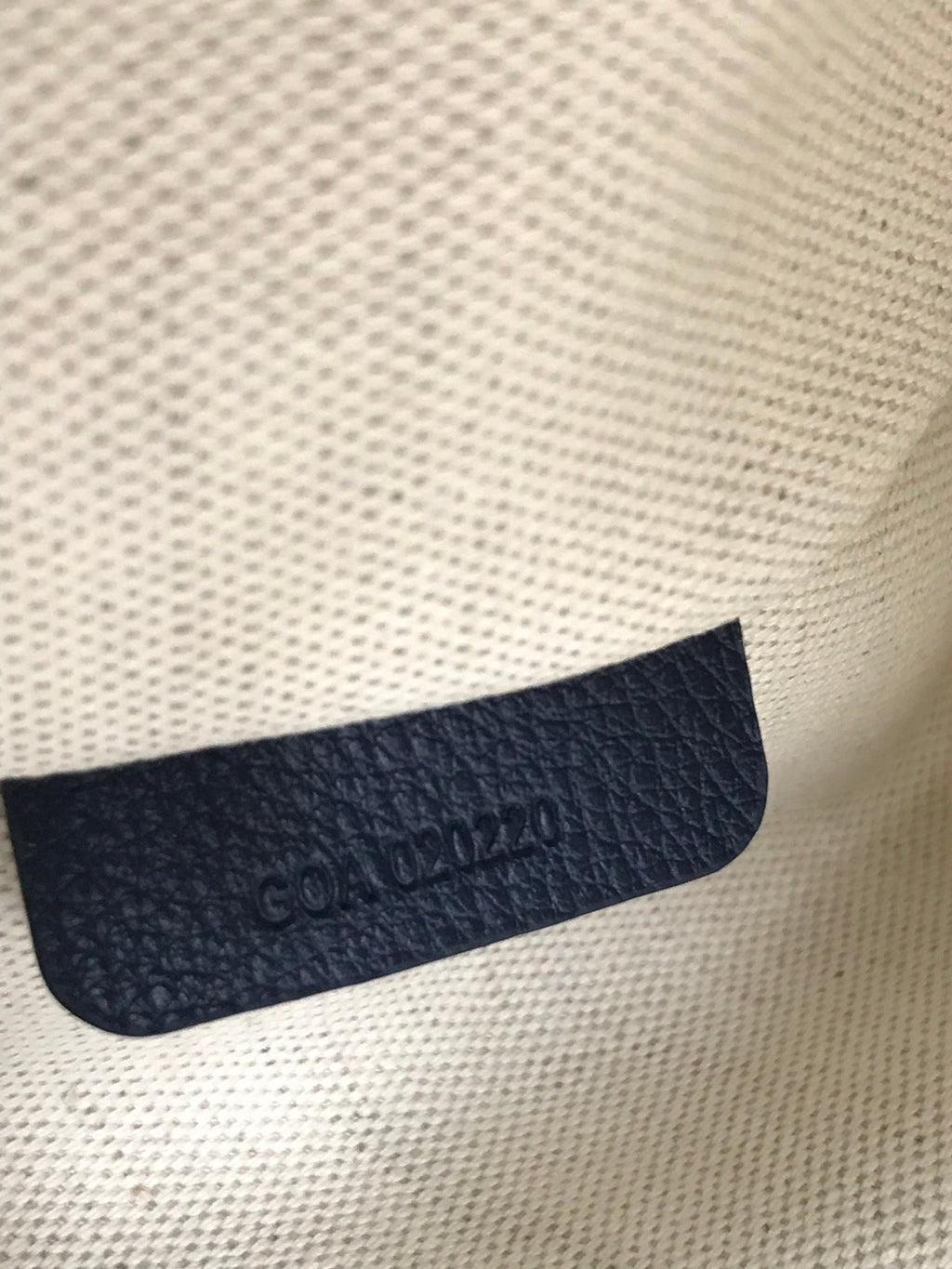 GOYARD GOYA VILLETTE TOTE 45 IN NAVY BLUE GOYARDINE CANVAS