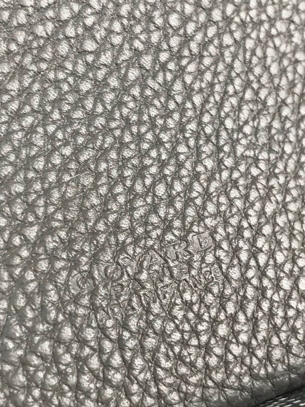 GOYARD GRAND BLEU 16 IN GRAY GOYARDINE CANVAS AND LAMBSKIN