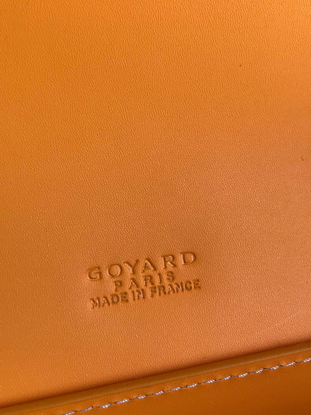 GOYARD DUCHESSE MARIE-CAROLINE BAG 25 IN YELLOW GOYARDINE CANVAS AND SMOOTH CALFSKIN
