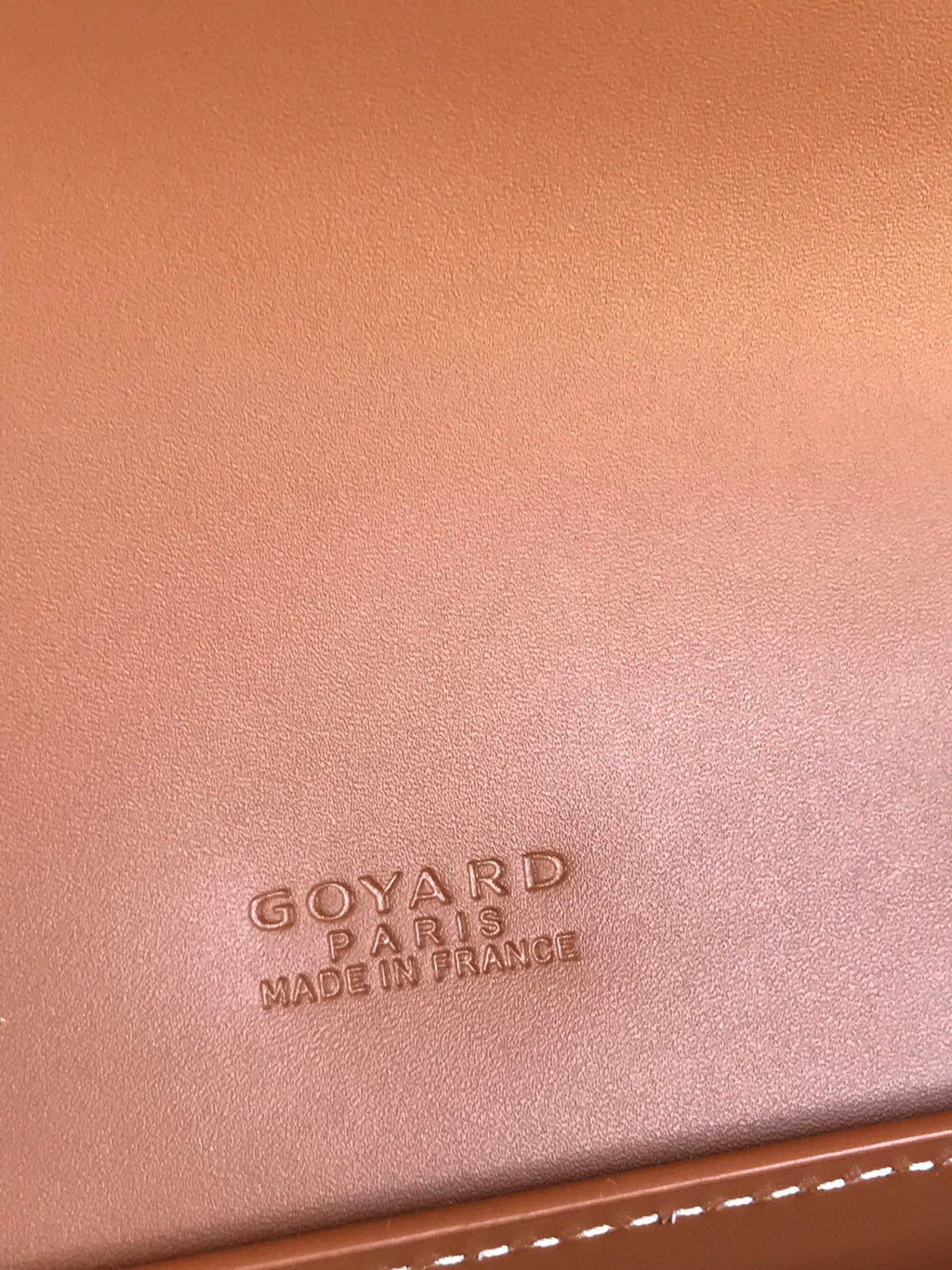 GOYARD DUCHESSE MARIE-CAROLINE BAG 25 IN BLACK GOYARDINE CANVAS AND TAN SMOOTH CALFSKIN