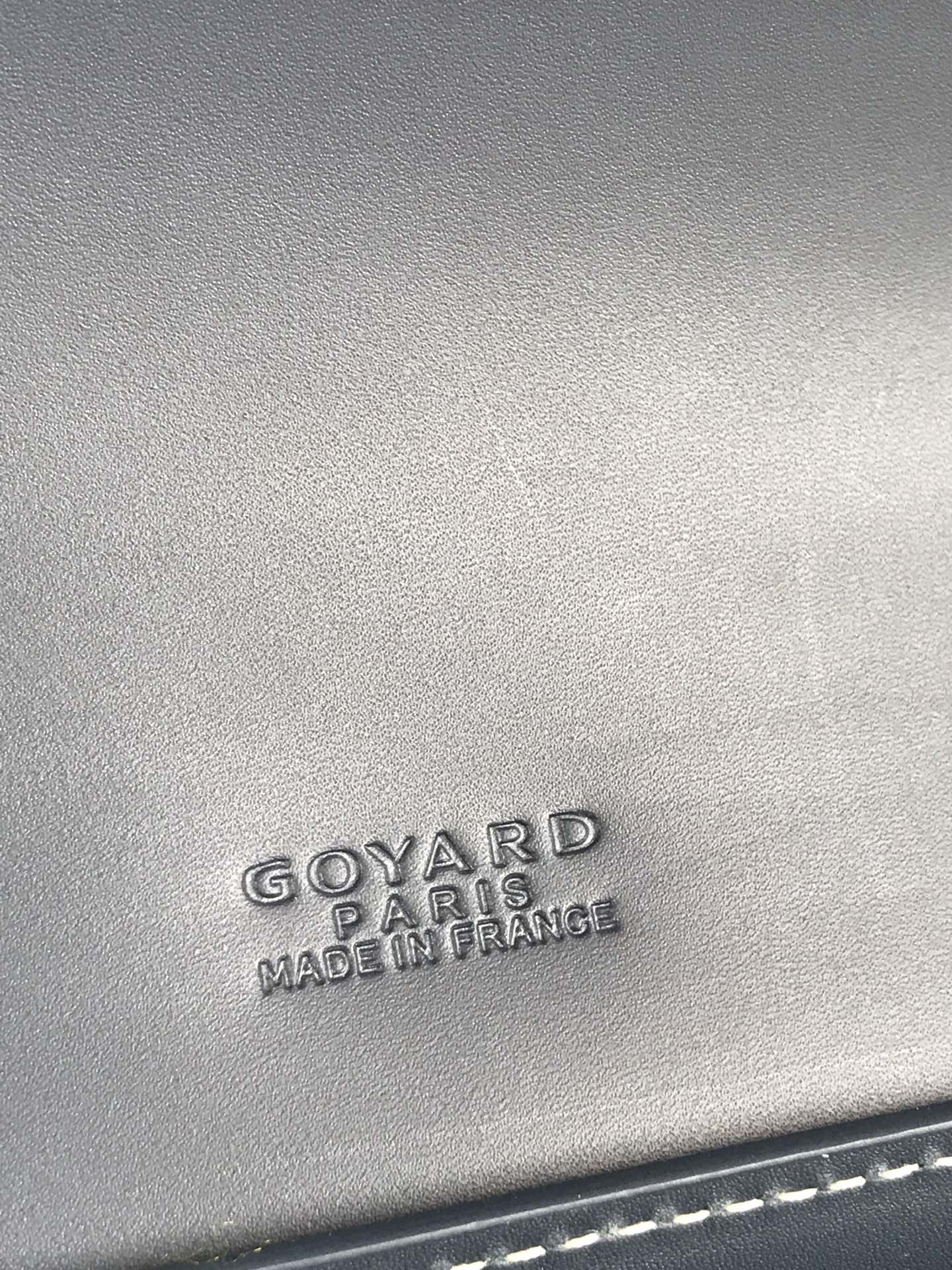 GOYARD DUCHESSE MARIE-CAROLINE BAG 25 IN NAVY BLUE GOYARDINE CANVAS AND SMOOTH CALFSKIN