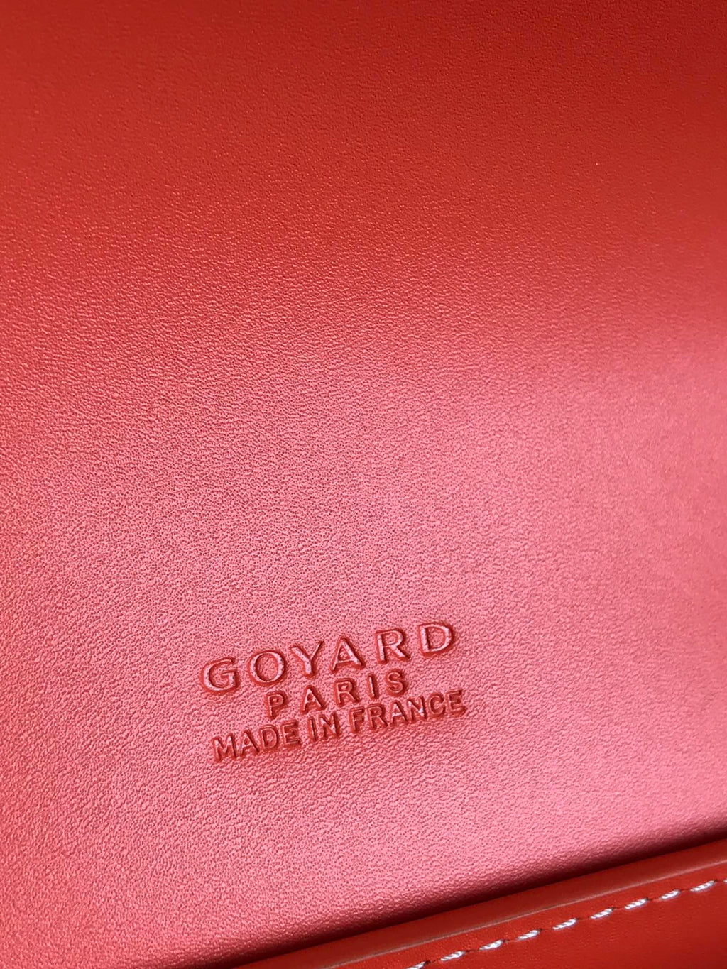 GOYARD DUCHESSE MARIE-CAROLINE BAG 25 IN ORANGE GOYARDINE CANVAS AND SMOOTH CALFSKIN