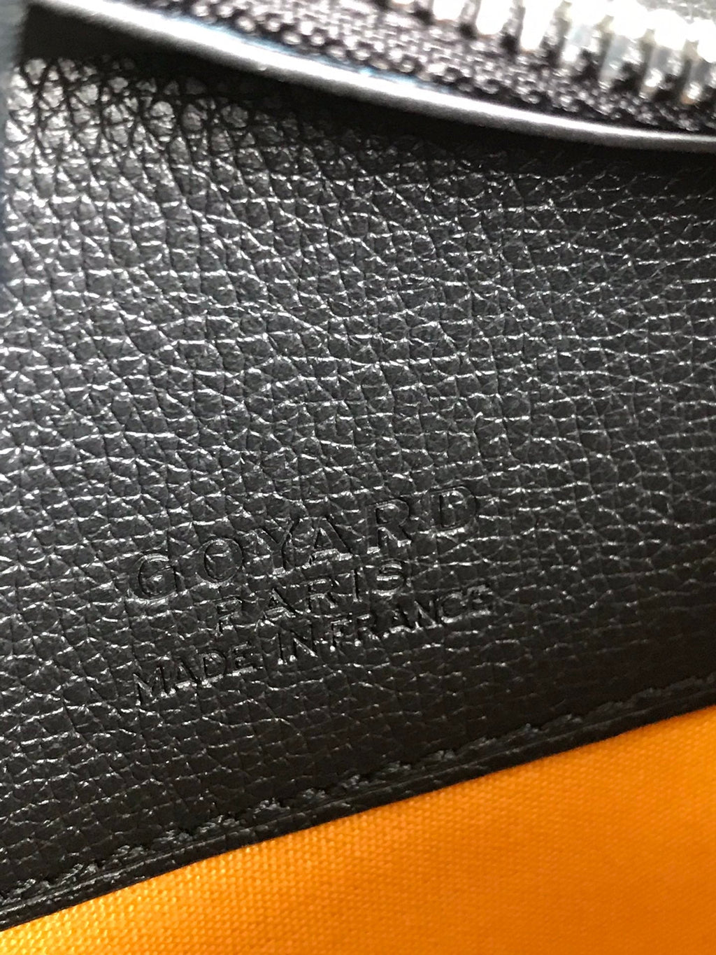 GOYARD HIRONDELLE BAG 25 IN BLACK LAMBSKIN AND GOYARDINE CANVAS