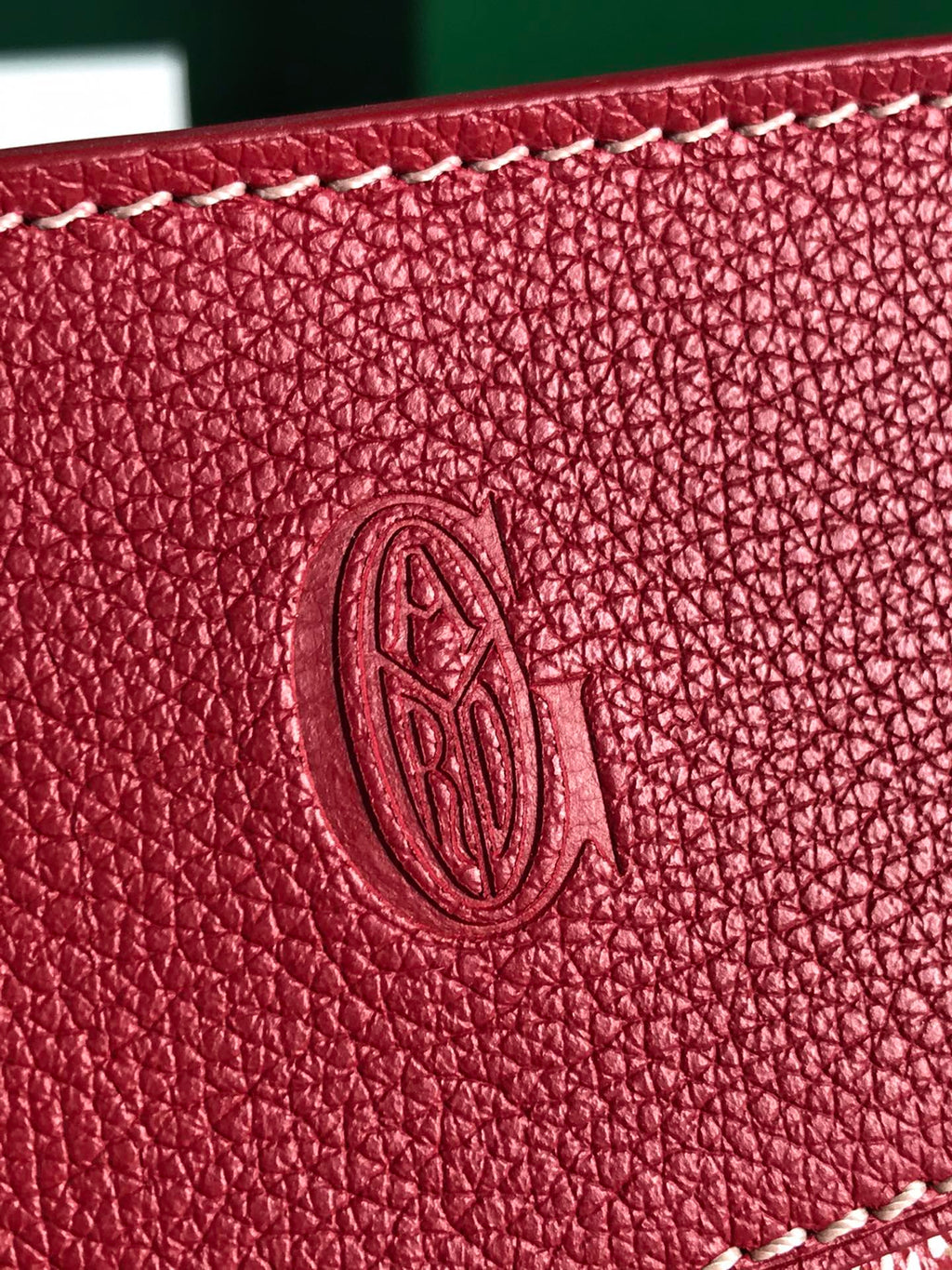 GOYARD HIRONDELLE BAG 25 IN CLASSIC RED LAMBSKIN AND GOYARDINE CANVAS