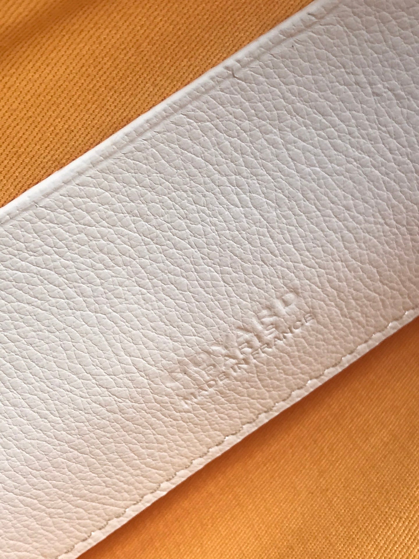 GOYARD SÉNAT MGM POUCH 40 IN WHITE GOYARDINE CANVAS