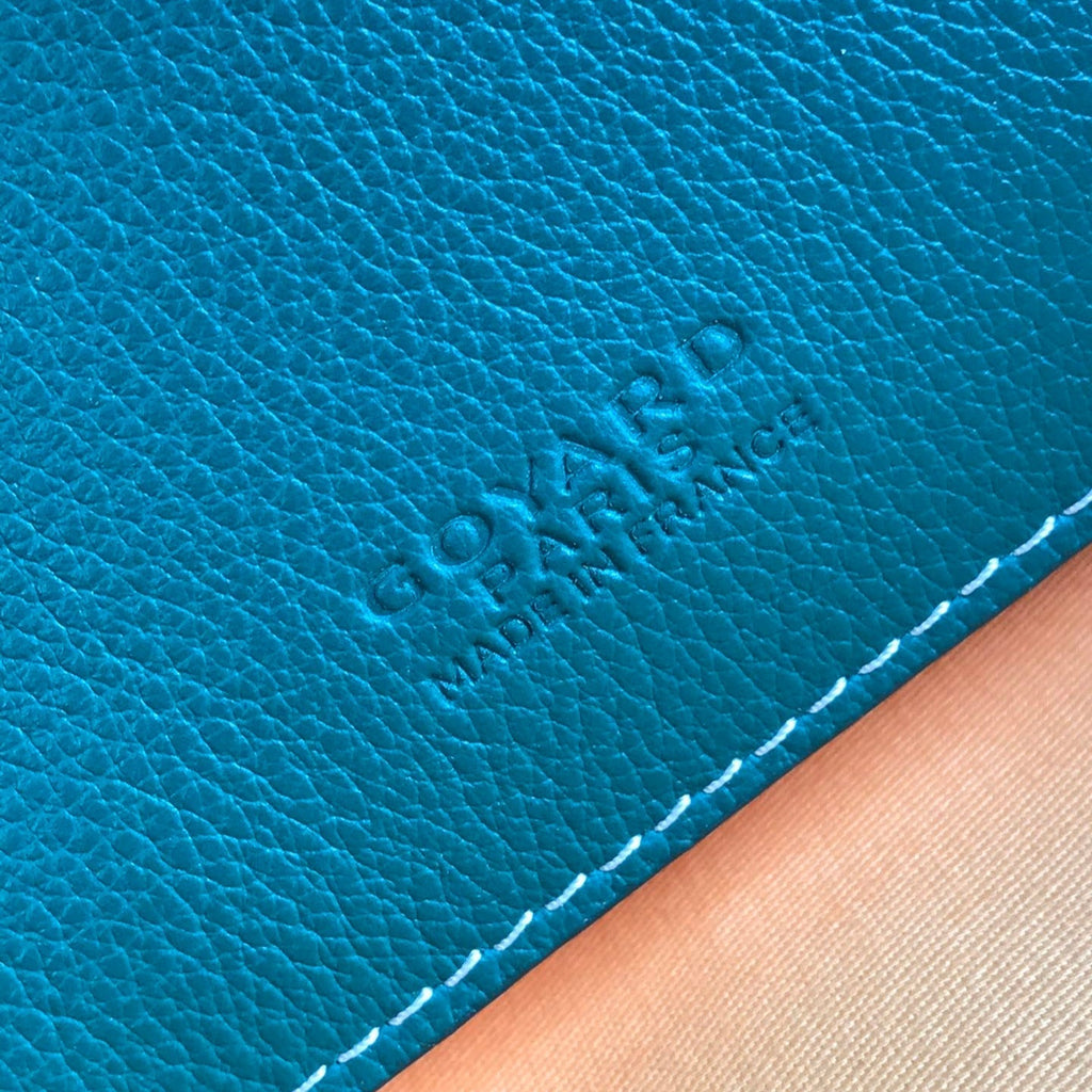 GOYARD SÉNAT MGM POUCH 40 IN GREEN GOYARDINE CANVAS