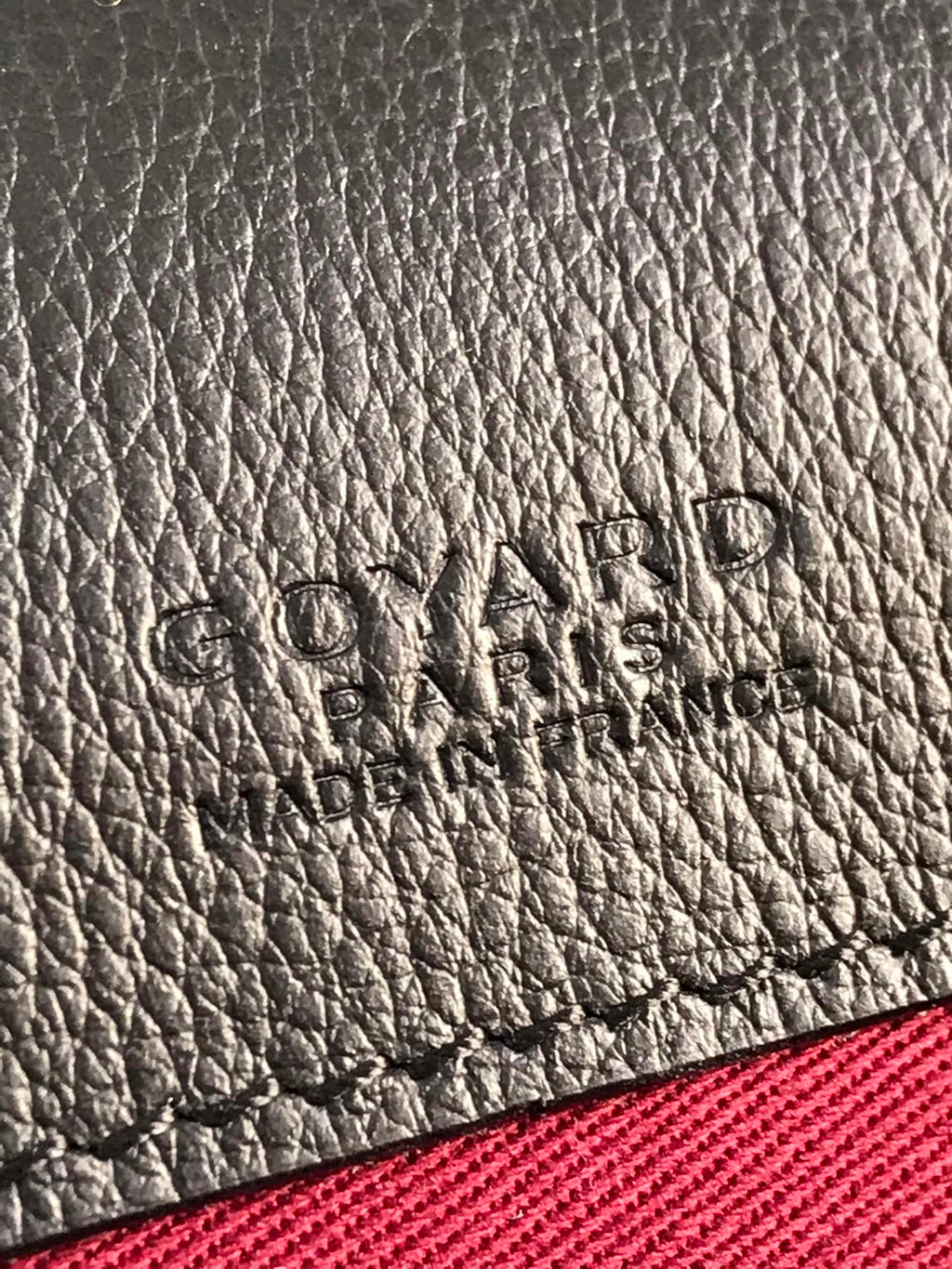 GOYARD BELVEDERE MM BAG 28 IN BLACK GOYARDINE CANVAS AND CALFSKIN