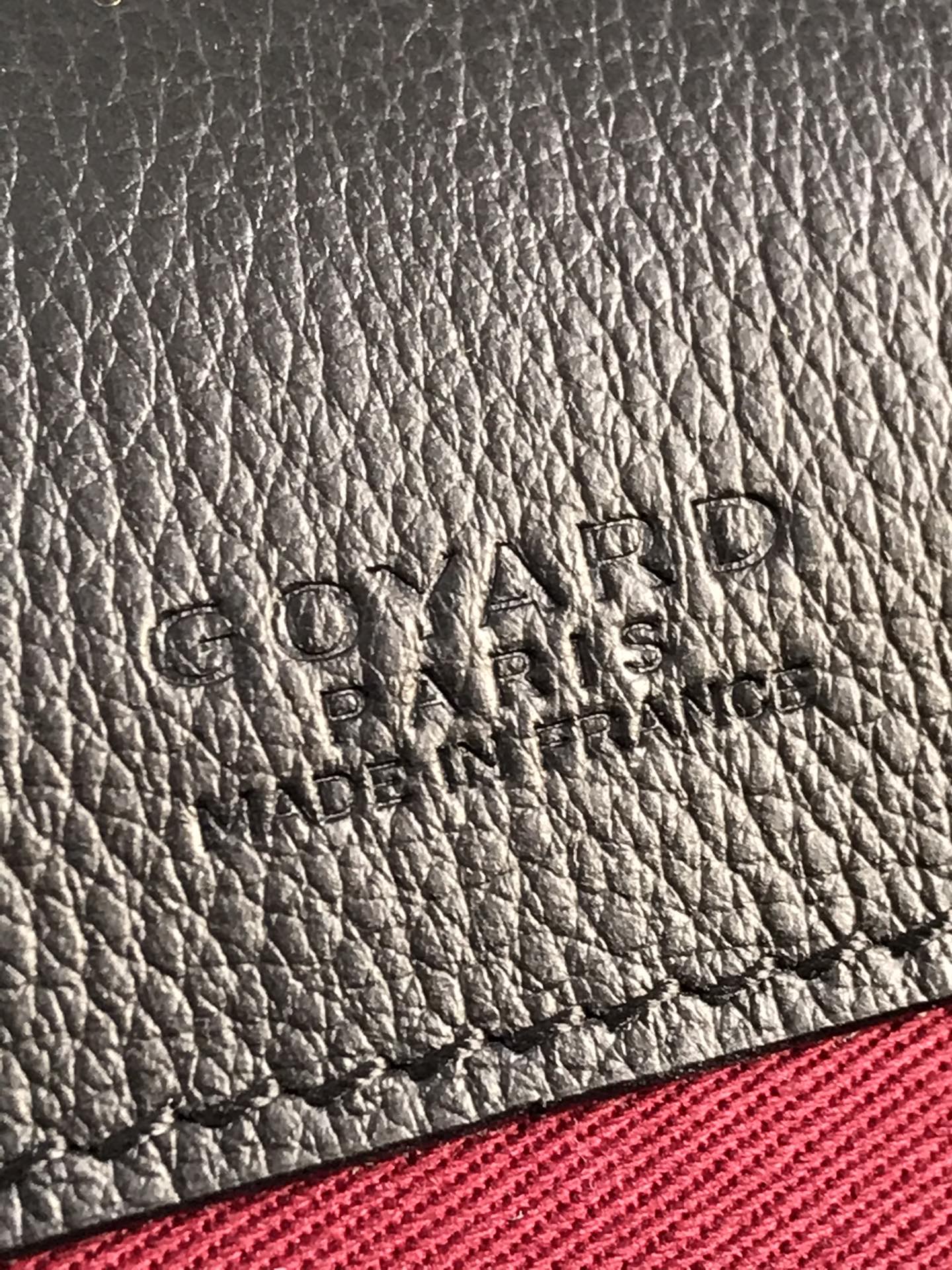 GOYARD BELVEDERE MM BAG 28 IN BLACK GOYARDINE CANVAS AND CALFSKIN