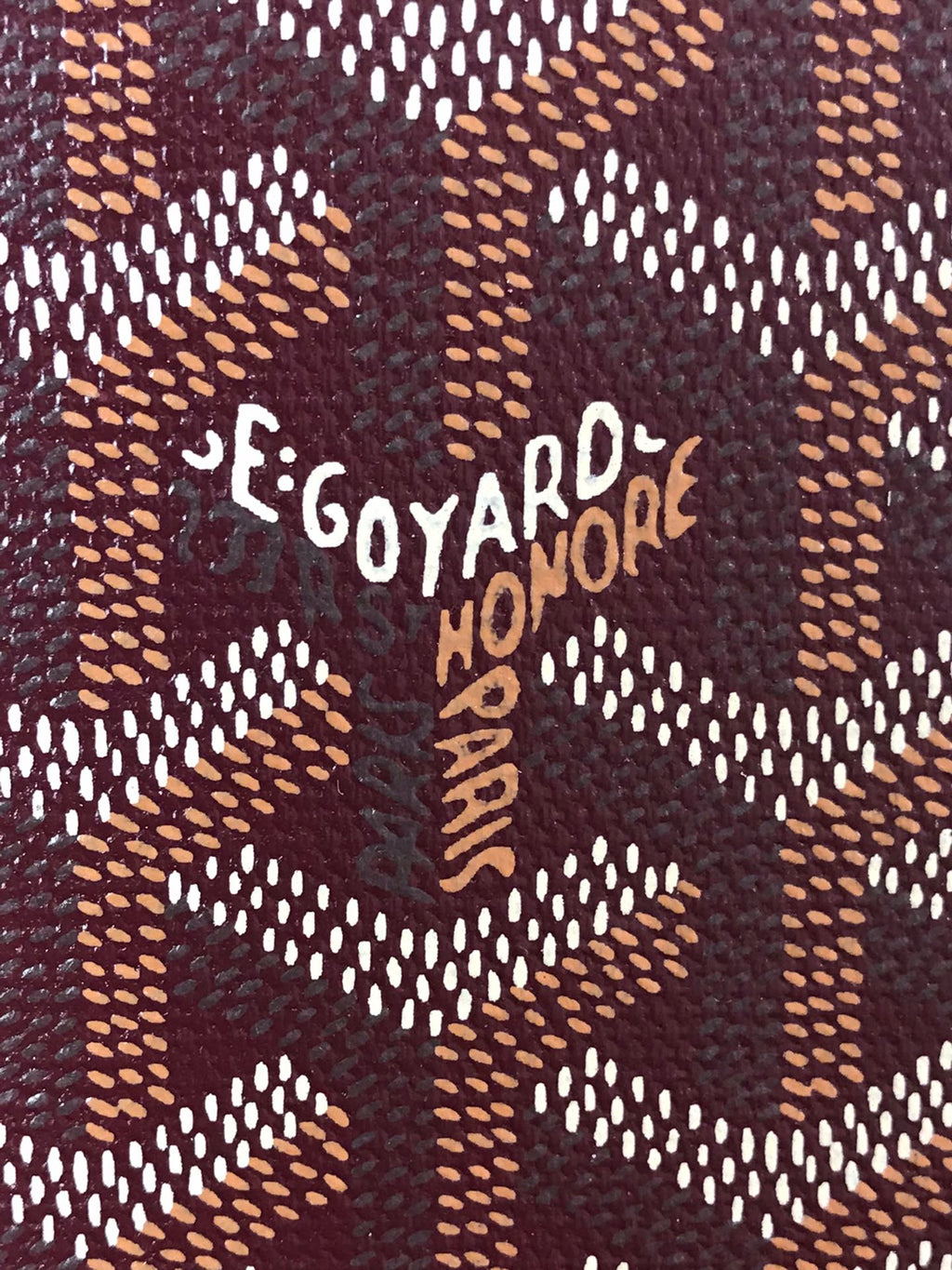 GOYARD BELVEDERE MM BAG 28 IN BROWN GOYARDINE CANVAS AND CALFSKIN