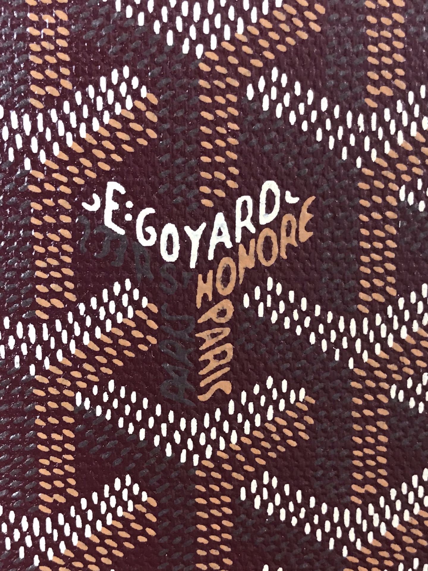 GOYARD BELVEDERE MM BAG 28 IN BROWN GOYARDINE CANVAS AND CALFSKIN
