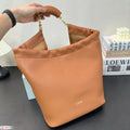 LOEWE LOE SMALL SQUEEZE 34 BAG IN OAK NAPPA LAMBSKIN