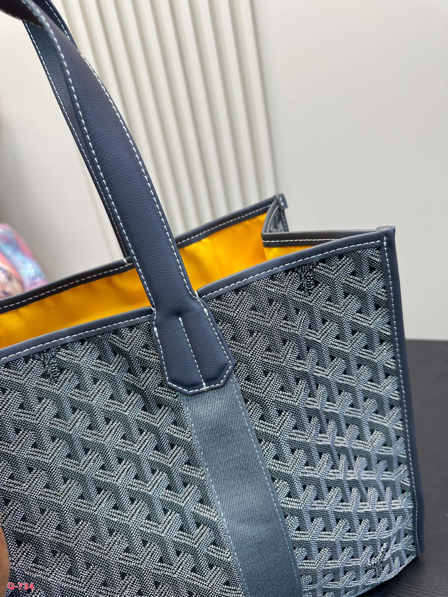 GOYARD VILLETTE TOTE BAG 46 IN GREY GOYARDINE CANVAS