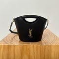 SAINT LAURENT MINI 29 BLACK SOLF CALFSKIN BASKET BAG
