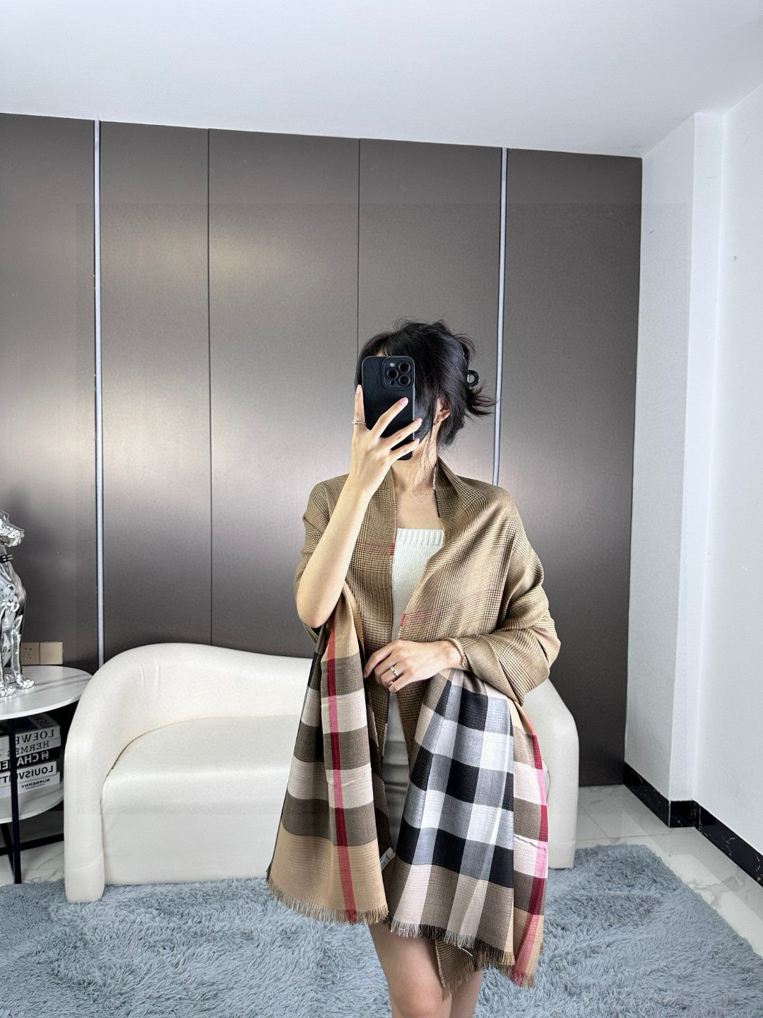 BBR SCARF 200 CM IN CASHMERE 737197