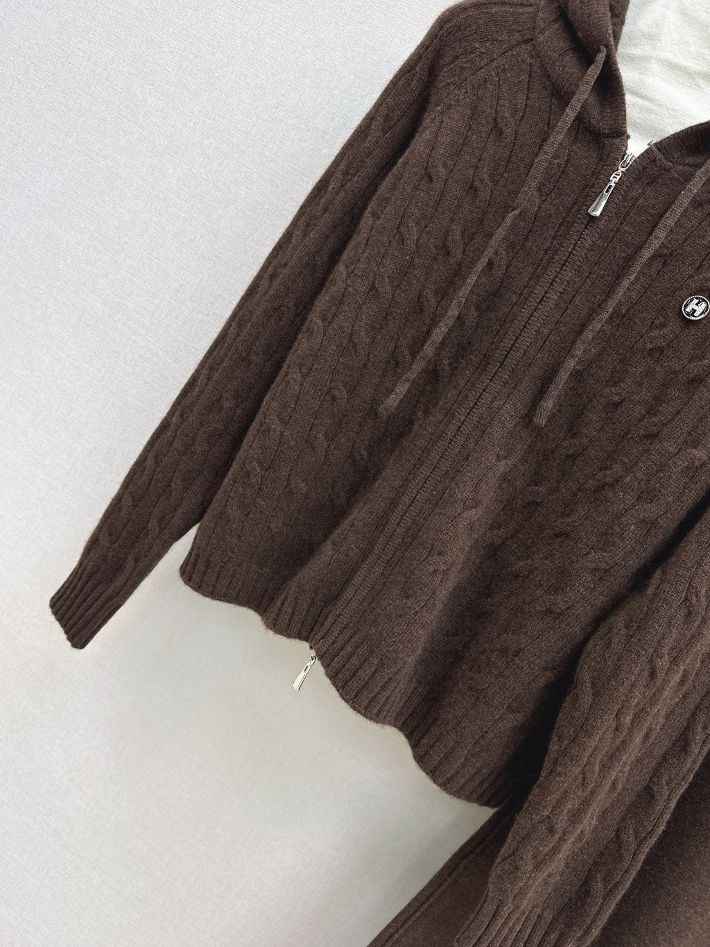 HERMES 25S OVERSIZED WOOL SUIT 025