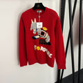 HERMES 25S LONG-SLEEVE SWEATER 456