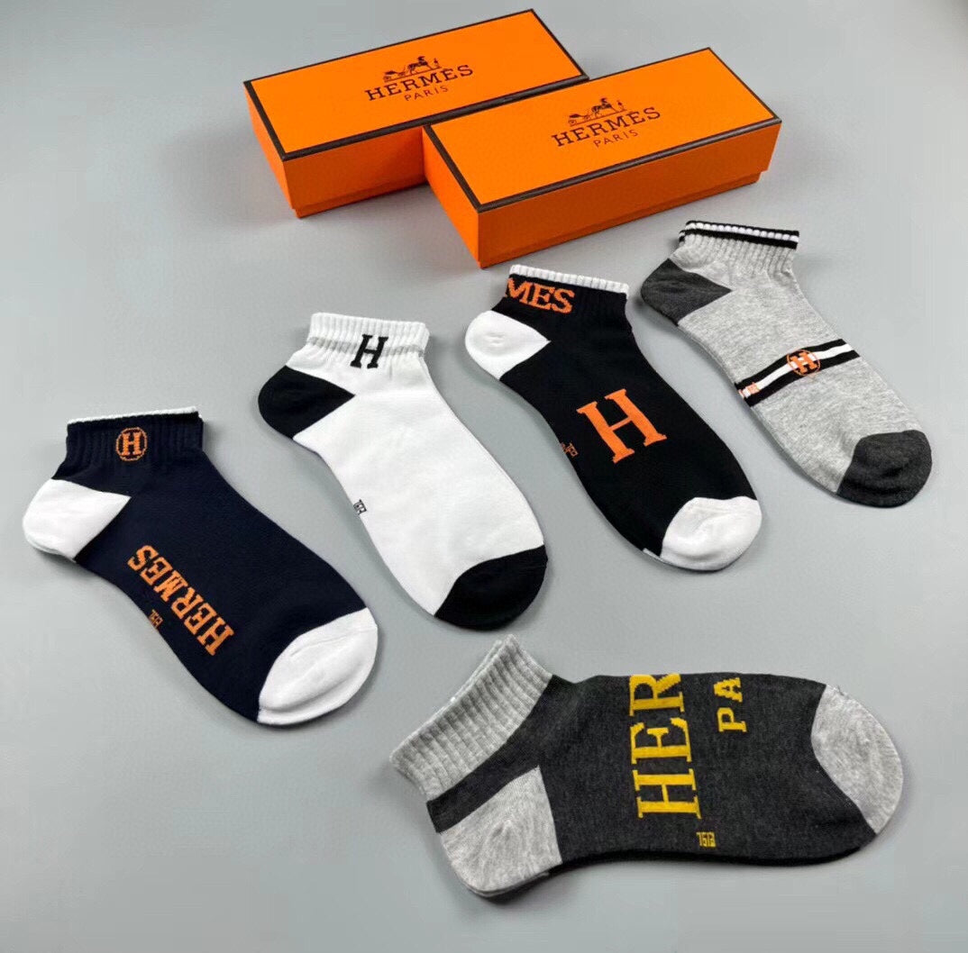 HERMES LOW-CUT SOCKS 291041 (1 BOX)